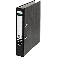 Classeur à levier 1050 LEITZ®, format A4, largeur du dos 52 mm, 20 pièces, noir