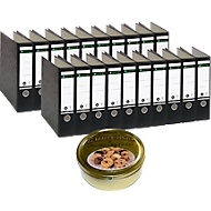 Classeur à levier 1080 LEITZ®, format A4, 80 mm + 1 boîte de biscuits beurre GRATUITE