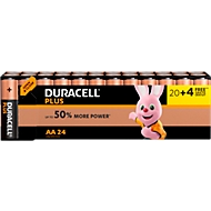 DURACELL® Batterie Plus Power, Mignon AA, 20 Stück + Gratis 4 Stück