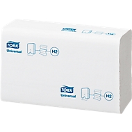 Essuie-mains Universal Xpress TORK®, interfold, 2 plis, 213 x 235 mm, 4740 feuillets, blanc