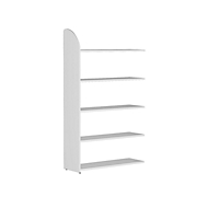 Étagère de bureau Dante®, module, H 1900 x l. 1000 mm, sans panneau arrière, blanc