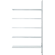 Fachbodenregal FBR 2200, Anbauregal, 1315 x 300 mm, 5 Böden