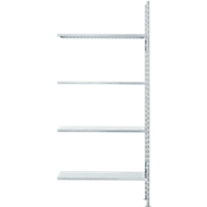 Fachbodenregal FBR 2200, Anbauregal, 4 Böden, 1025 x 300 mm
