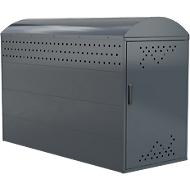 Fahrradgarage BikeBox 1 B mit Bogendach, anthrazitgrau RAL 7016