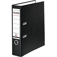 Falken PP-Color Ordner, DIN A4, Rückenbreite 80 mm, 20 Stück, schwarz