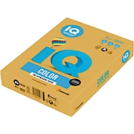 Farbiges Kopierpapier Mondi IQ Color, DIN A4, 80 g/m², altgold, 1 Paket = 500 Blatt