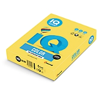 Farbiges Kopierpapier Mondi IQ Color Intensivfarbe, DIN A4, 80 g/m², kanariengelb, 1 Paket = 500 Blatt