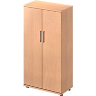 Flügeltürenschrank TETRIS WOOD, 4 OH, Höhe inkl. Gleiter, B 800 mm, Buche-Dekor