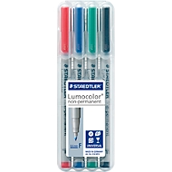 Folienschreiber Universalstift,  F, WL, sortiert, 4er-Set
