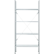 Grundregal, 4 Böden, H 2278 x B 1055 x T 300 mm, verzinkt