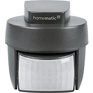 Homematic IP Bewegungsmelder, mit Dämmerungssensor, für außen, Smart Home, anthrazit