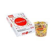 Kopierpapier Navigator Superior, DIN A4, 80 g/m², hochweiß, 1 Karton = 10 x 500 Blatt + GRATIS 1 Box Haribo Goldbären 