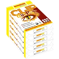 Kopierpapier Schäfer Shop CLIP OutPut, DIN A4, 80 g/m², reinweiß, 1 Karton = 5 x 500 Blatt