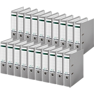 LEITZ® Ordner 1010, DIN A4, Rückenbreite 80 mm, 20 Stück, grau