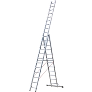 Mehrzweckleiter 3-teilig, 3x6 Sprossen