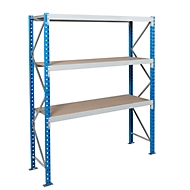 Module de base, rayonnage longue portée Epsivol, 3 niveaux, l. 1800 x P 600 x H 2000 mm