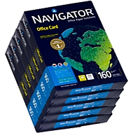 Office Card Navigator, format A4, 160 g/m², ultra blanc, 1 carton = 5 x 250 feuilles