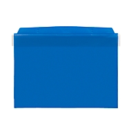 Orgatex Sichttaschen, m. Klappe, A5 quer, blau, 50 St.