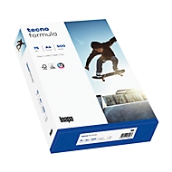 Papier à copier formule tecno, DIN A4, 75 g/m², blanc pur, 1 carton = 10 x 500 feuilles