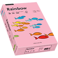 Papier coloré pour copieur Rainbow Mondi, format A4, 80 g/m², rose, 1 bloc = 500 feuilles