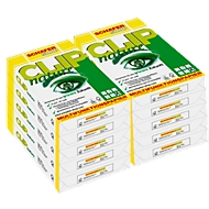 Papier copieur Clip nature Schäfer Shop, format A4, 75 g/m², blanc pur, 1 carton = 10 x 500 feuilles