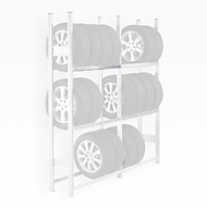 Räderregal R 3000, Traverse, L 995 mm