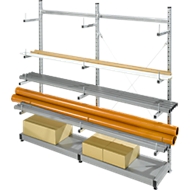 Rayonnage à cantilever KR 3000, baie de base, zinguée