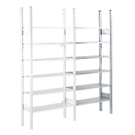 Rayonnage à étagères R3000 SSI Schäfer, Rayonnage d’extension, l. 1315 x P 300 mm, cap. du compartiment 150 kg