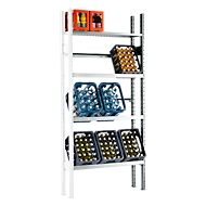 Rayonnage pour casier à bouteilles, module d‘extension, l. 1055 x P 300 x H 2278 mm, galvanisé
