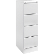 Registraturschrank, H 24 S, einbahnig, lichtgrau/lichtgrau