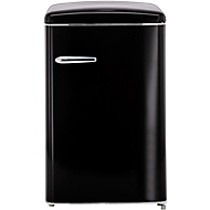 Retro-Kühlschrank RKS 120-16 RV A++, 121 l, B 550 x T 615 x H 875 mm, matt-schwarz