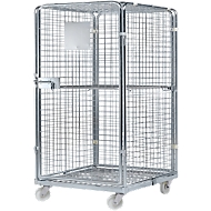 Rollbehälter, mit Stahlrollplatte, 724 x 815 x 1210 mm