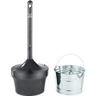 Rubbermaid Standascher Aladdin schwarz, flammverlöschend