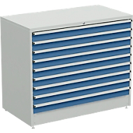 Schubladenschrank, 9 Schubladen, B 1330 x T 715 x H 1100 mm