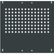 Seitenblende, f. Arbeitstische Universal Spezial/Ergo, f. Tiefe 800 mm, B 592 x H 628, anthrazit RAL 7016