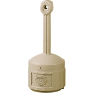 Sicherheits-Standascher, robuster, brandhemmender Kunststoff, Innenbehälter 15 Ltr., beige