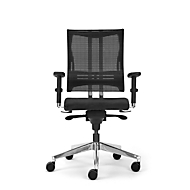 Siège de bureau NET MOTION, mécanisme synchrone, avec accoudoirs, lauréat Stiftung Warentest 2017