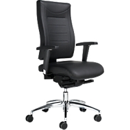 Siège de bureau SSI PROLINE P3 DELUXE, mécanisme synchrone, sans accoudoirs, assise capitonnée confortable, sans repose-tête