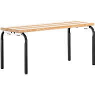 Sitzbank, stapelbar, anthrazit, L 1015 mm