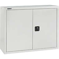 SSI Schäfer Aufsatzschrank, abschließbar, Höhe 800 mm, Breite 800 mm, lichtgrau