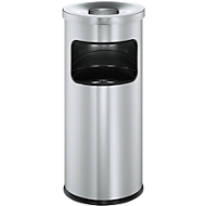 Standascher mit Flammlöschkopf, silbermetallic