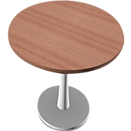 Table de réunion PHENOR, rond, H 740 x Ø 1200 mm, coloris noix Canaletto