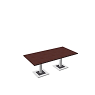 Table de réunion Quandos, l. 2200 x P 1000 mm, érable du Brésil