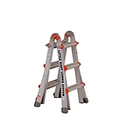 Teleskopleiter, max. Leiterhöhe 3,02 m, 4 x 3 Sprossen