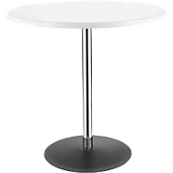 Tisch Lena, H 760 x Ø 800 mm, weiß