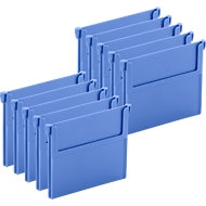 96 Stück Industrieboxen Lagerbox Lagerkasten Universalbox SET 300x183x81 mm blau 