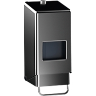 Vario Spender, aus gebürstetem Edelstahl, feinmatt