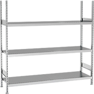 Weitspannregal WR 3000, Grundfeld, Tiefe 400 mm, Höhe 1960 mm, Feldweite 1994 mm