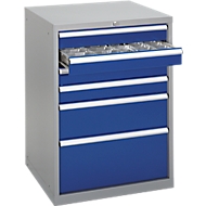 Werkzeugschrank WSK 3610-6L, B 717 x T 725 x H 1000 mm, 6 Schubladen