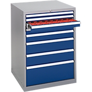 Werkzeugschrank WSK 3610-8S, B 717 x T 725 x H 1000 mm, 8 Schubladen